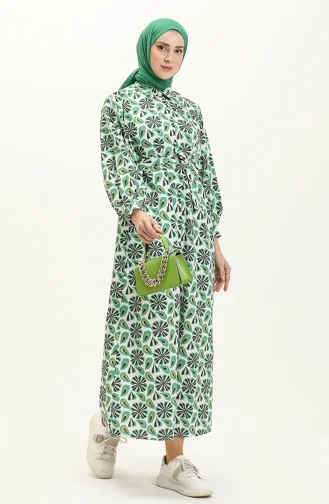 Tiered Chiffon Skirt 24Y8905-01 Green 24Y8905-01