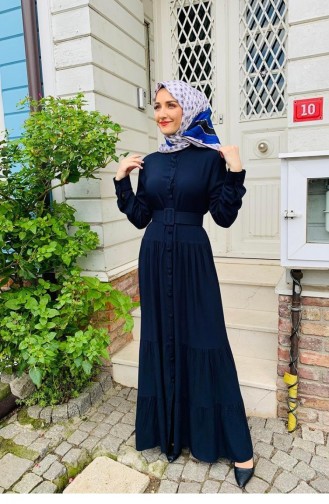 Robe Hijab Bleu Marine 0222SGS.LCC