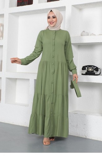 فستان أخضر فاتح 0222SGS.MNT