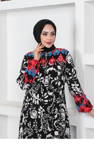 Black Hijab Dress 0290SGS.SYH