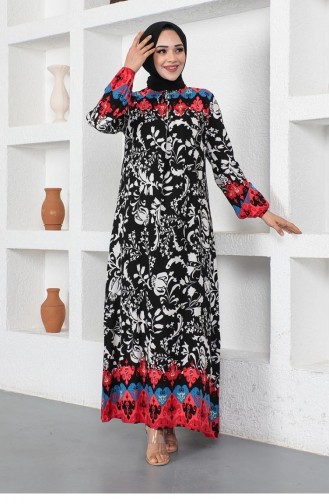 Black Hijab Dress 0290SGS.SYH