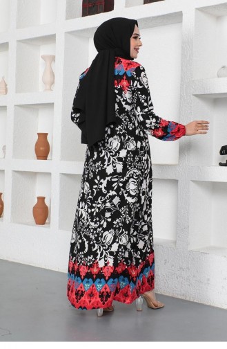 Black Hijab Dress 0290SGS.SYH