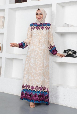 Mink Hijab Dress 0290SGS.VZN