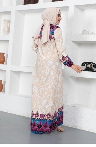 Mink Hijab Dress 0290SGS.VZN