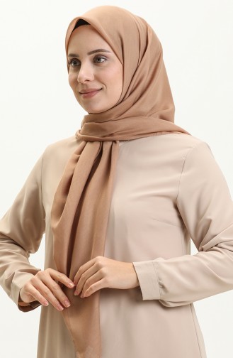 Plain Oversize Scarf BVL-11 Cinnamon Color 11