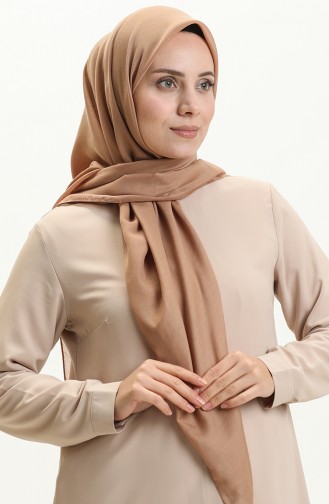 Plain Oversize Scarf BVL-11 Cinnamon Color 11
