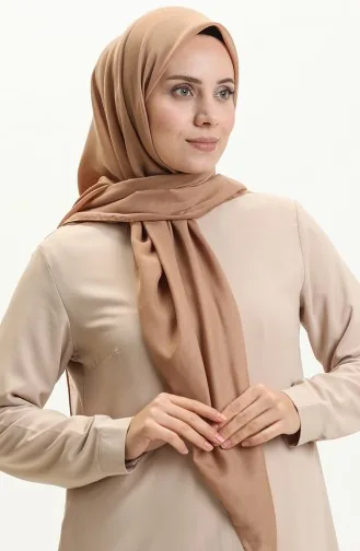 Plain Oversize Scarf BVL-11 Cinnamon Color 11