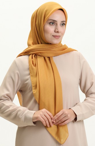 Plain Oversize Scarf BVL-12 Gold 12