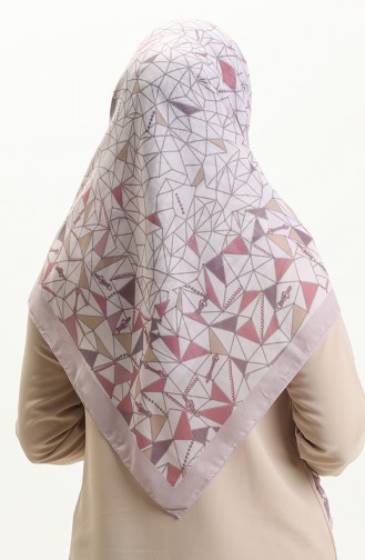 Printed Scarf KRK-09 Lilac 09