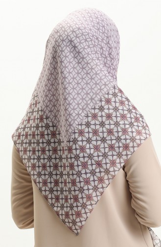 Printed Scarf LCV-06 Lilac Pink 06