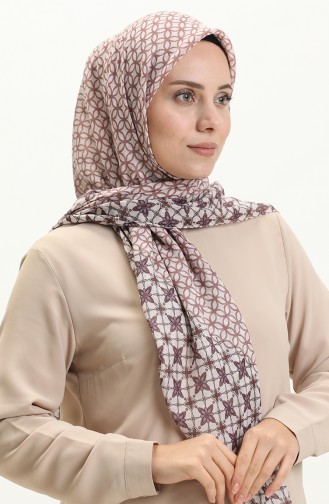 Printed Scarf LCV-06 Lilac Pink 06