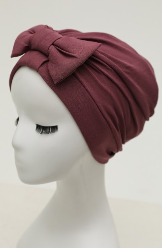 Bonnet Double avec Noeud 0023-21 Rose Pâle 0023-21