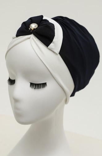 Navy Blue Ready to wear Turban 9030-01