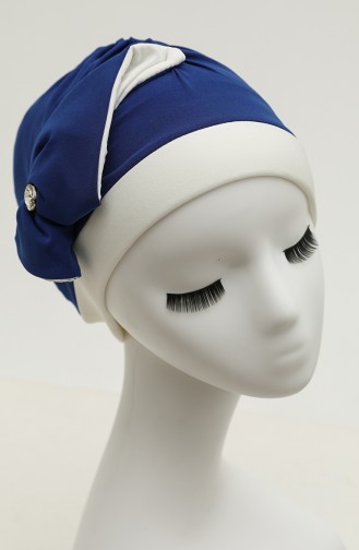 Saks-Blau Praktischer Turban 9029-12