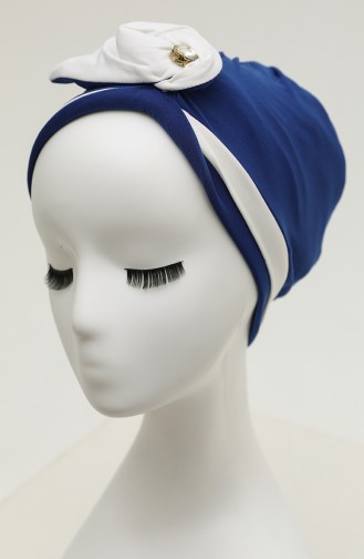 Saxon blue Ready to wear Turban 9031-09