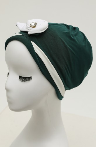 Smaragdgrün Praktischer Turban 9031-10