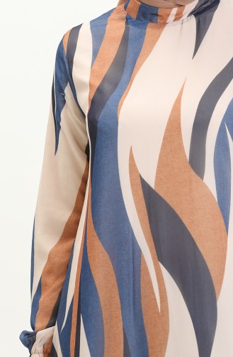 Indigo İslamitische Jurk 81841-01