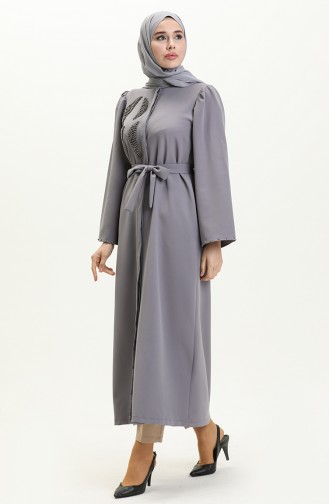 Anthracite Abaya 14136