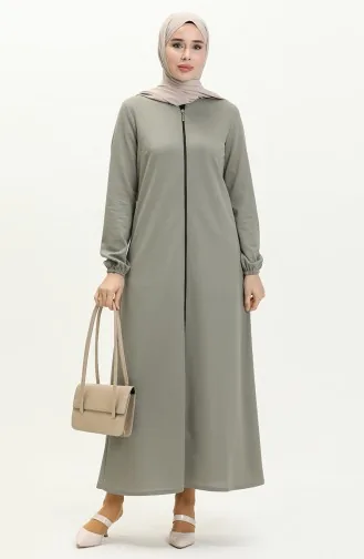 Green Almond Abaya 1011-09