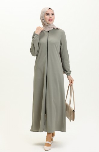 Abayas Vert noisette 1011-09