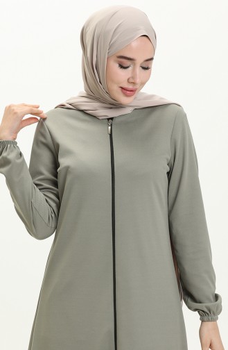 Unreife Mandelgrün Abayas 1011-09