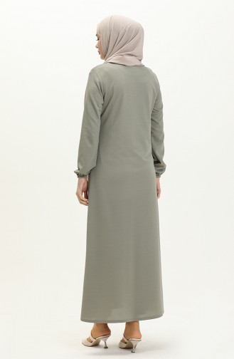 Abayas Vert noisette 1011-09