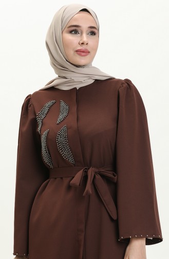 Brown Abaya 14135