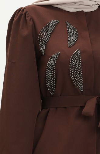 Brown Abaya 14135