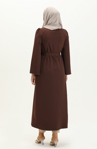 Brown Abaya 14135