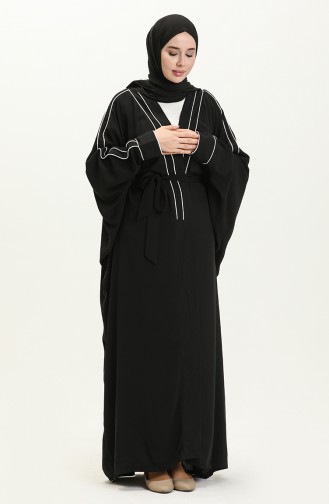 فستان الصلاة قطن أويا 238414-01 أسود فضي 238414-01