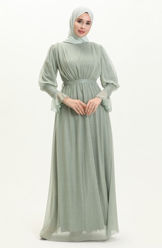 Pailletten-Abendkleid 5367-29 Mintgrün 5367-29