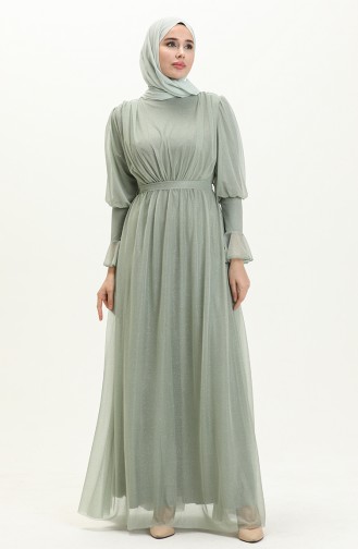 Pailletten-Abendkleid 5367-29 Mintgrün 5367-29