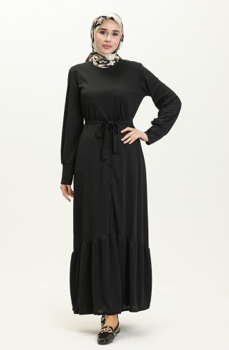 Black İslamitische Jurk 1667-02