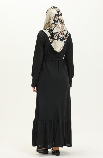 Black İslamitische Jurk 1667-02