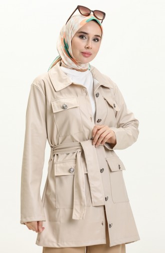 Beige Cape 6389