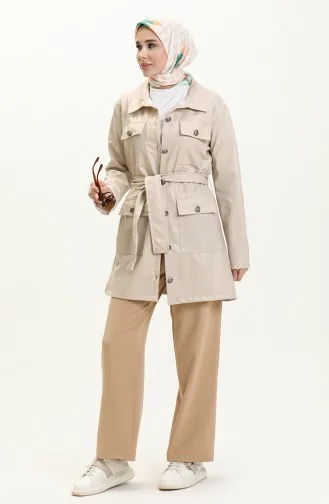 Beige Cape 6389