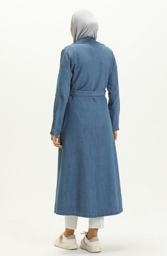 Jeansblau Cape 14091