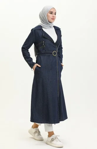 Dunkel-Jeansblau Cape 14092
