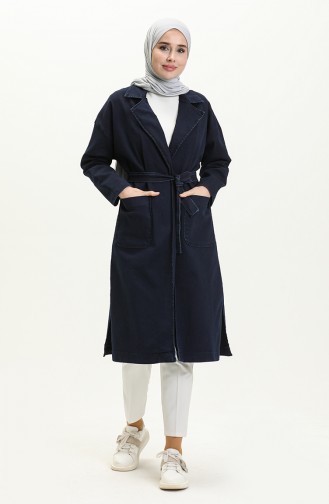 Dunkelblau Jacke 6607