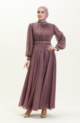 Lila Hijab-Abendkleider 14112