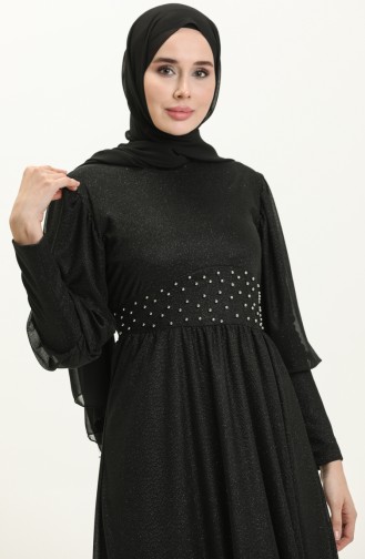 Black İslamitische Jurk 6412