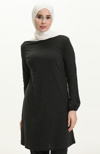Elastic Sleeve Tunic 8576-01 Black 8576-01