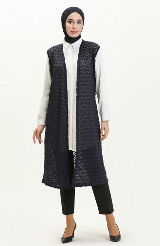 Navy Blue Gilet 1640-01