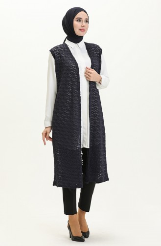 Navy Blue Gilet 1640-01