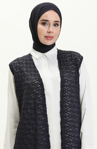 Navy Blue Gilet 1640-01