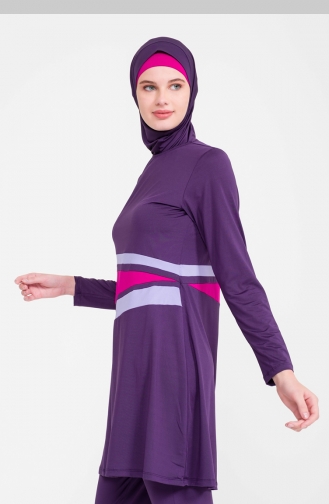 Purple Modest Swimwear 20231-02