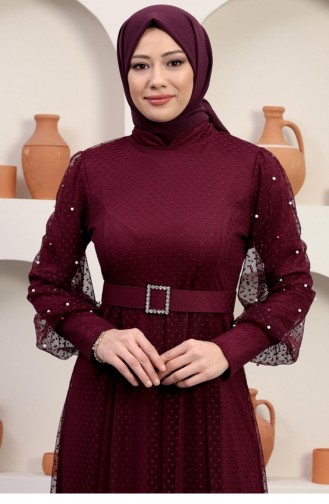 Habillé Hijab Bordeaux 14376