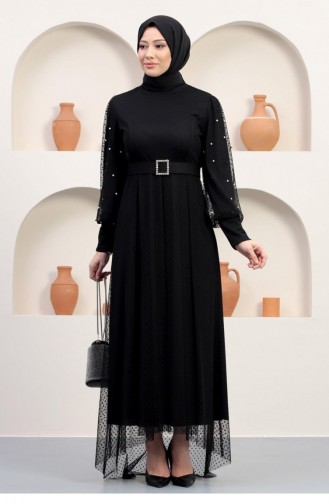 Black İslamitische Avondjurk 14377