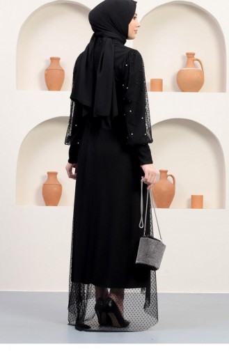 Black İslamitische Avondjurk 14377