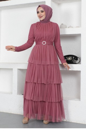 Habillé Hijab Rose Pâle 14401